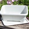 Heavy Duty Spacious Rectangular Planting Container High Durability Plastic Materials Ideal for Balcony Garden Vegetables
