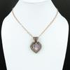 Pink Kunzite Copper Pendant Copper Wire Wrapped Jewelry Kunzite Gemstone Handmade Pendant Heart Stone Pendant Copper Jewelry Gift For Mother