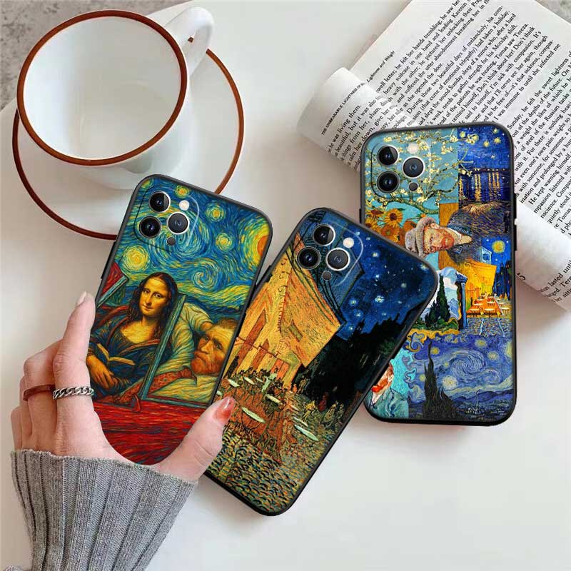Starry Night Van Gogh Painting New High-End Shell Phone Case for Xiaomi Poco F8 M4 M5 M6 M7 X3 X6 X7 Pro GT NFC Ultra