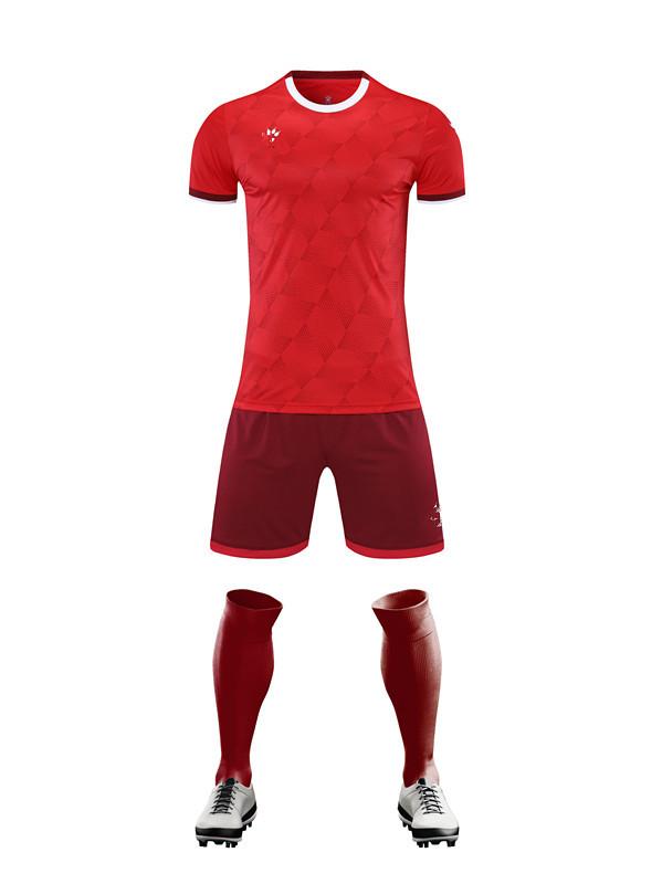 Short Sleeve Football Suit Men's and Women's Adults Children's Breathable Quick-Drying Training Sports Suit Football Suit