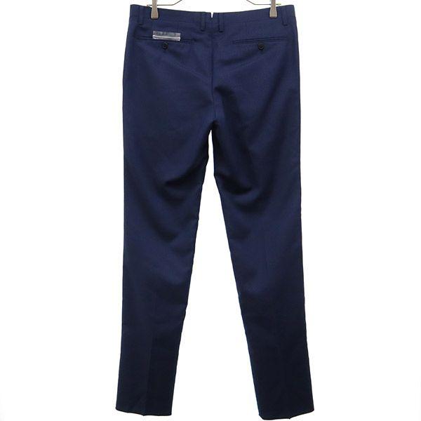 Não usado SEM ID. mistura de lã Macacão alça Calças folgadas 3 Sistema Azul Marinho Masculino Usado