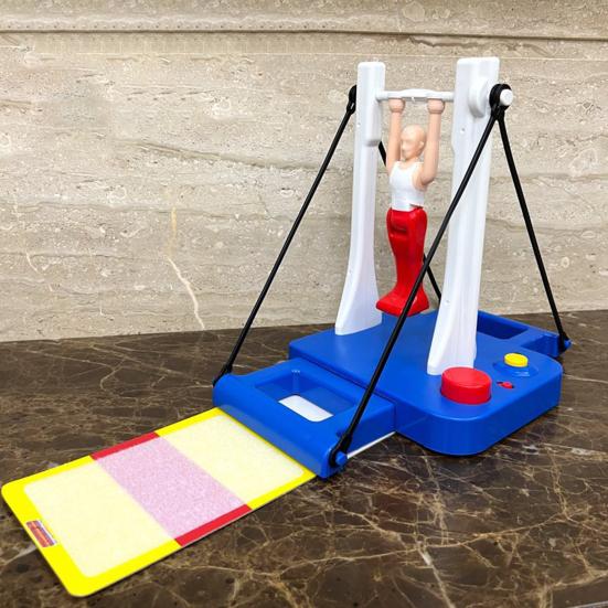 Gymnastics Challenge Game 360 Degrees Rotating Gymnastics War Game Parent-children Interactive Gymnastics Board Game Toddlers Boys Girls Gift