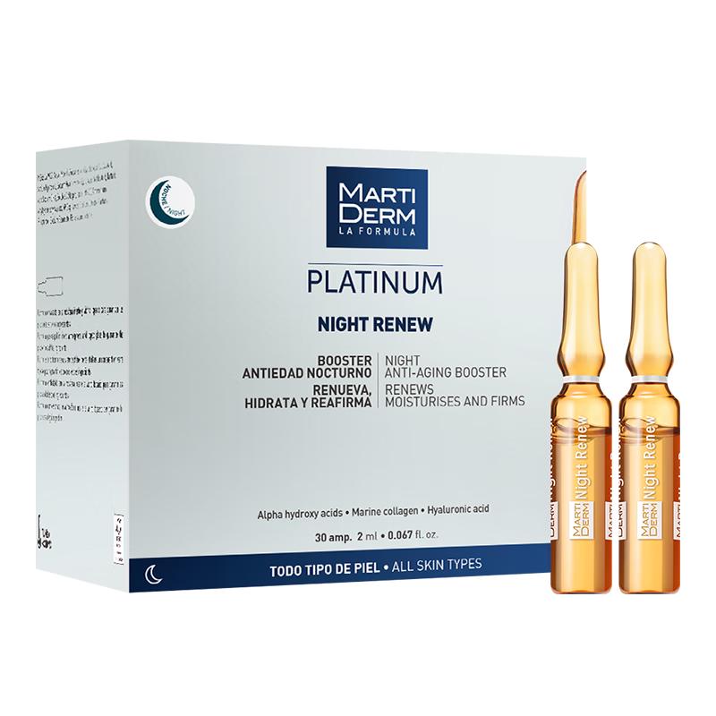 MartiDerm Ночные обновляющие ампулы с эксфолирующим действием