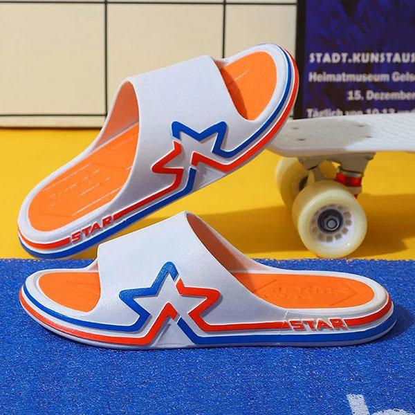 Zapatillas planas de suela suave para interiores de gran tamaño para primavera para hombre, zapatillas deportivas de playa de tacón grueso para verano al aire libre