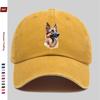 pc Wolf Dog Print Trucker Cap with Wolf  Suitable for Proms Outdoor Beach Travel  Adjustable Snapback Lightweight Washed