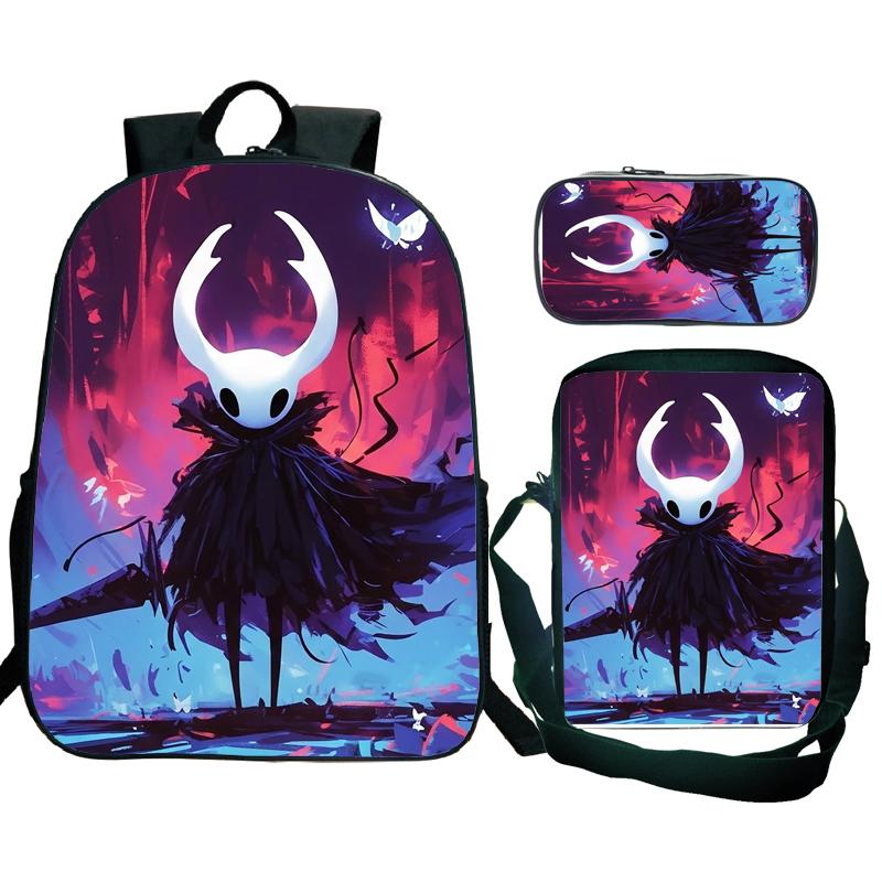 Hollow Knight 2 Silksong Backpack Teenagers Hornet Fridge Magnet Rucksack Shoulder Bag Pencil Case School Backpacks