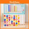 Wooden Fruit Bead Sorting Toy For Kids Educational Color Matching Learning Game