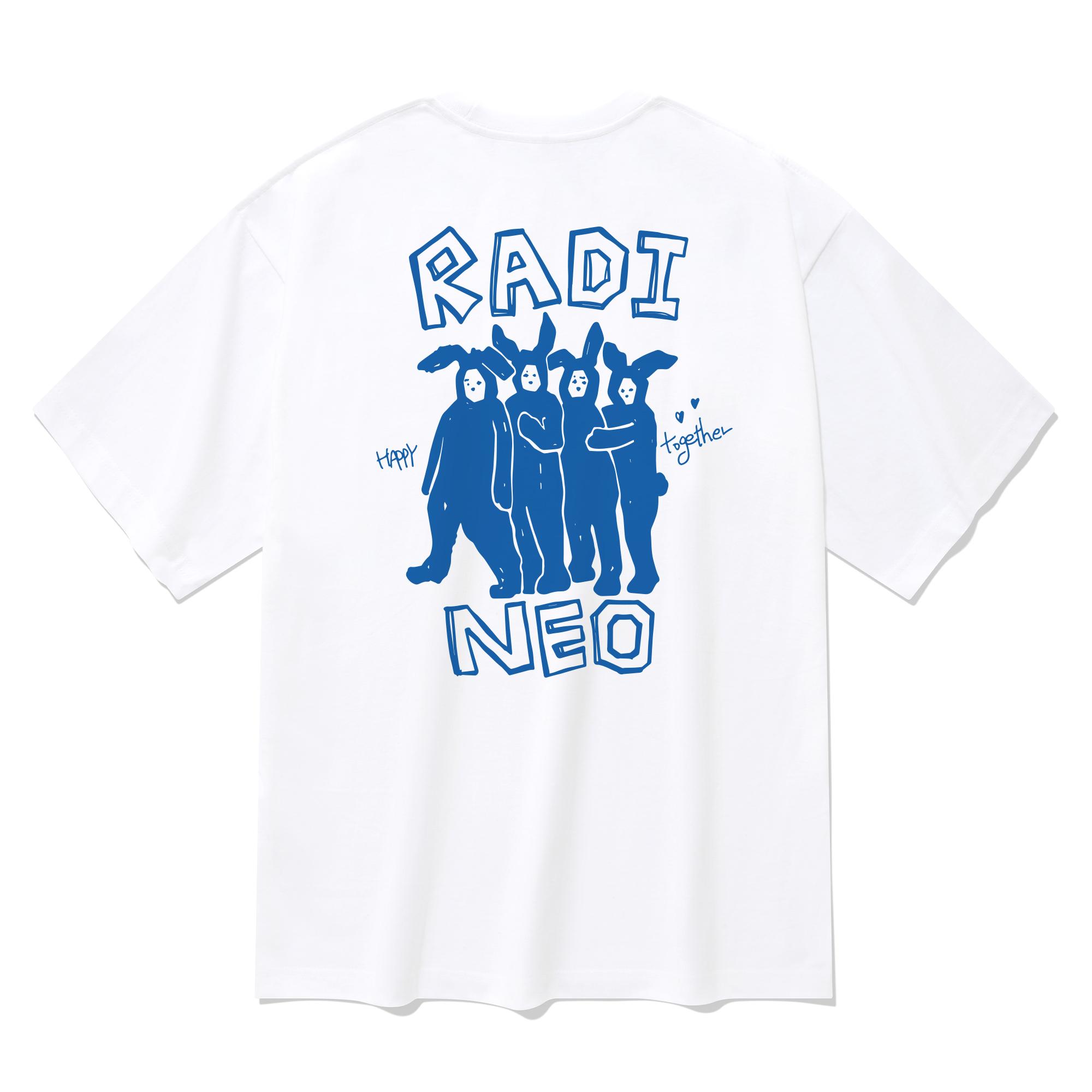 Radineo Happy Together Short-Sleeve T-Shirt White L