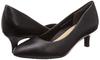 Randa Women's KP08603 3E/Stress-Free Round Toe Pumps, Size 24.5cm, Black/Small