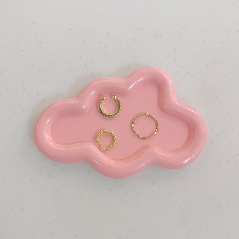 Farfurii Depozitare Bijuterii Farfurie pentru Artă Unghiilor Tavă Formă Floare Inimă Nor Farfurie de Expunere Ipsos Recuzită Fotografie Organizator Decorativ