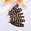 Elegant Ear Wrap Earrings Feathered Ear Cuff Earrings Ear Clip Wrap Earrings Jewelry for Women Party and Music Festival