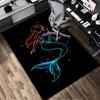 Mermaid Glow Living Room Nonslip Area Rug Soft Carpet For Bedroom Game Playroom Sofa Office Home Decor Doormat Christmas Gift C922202