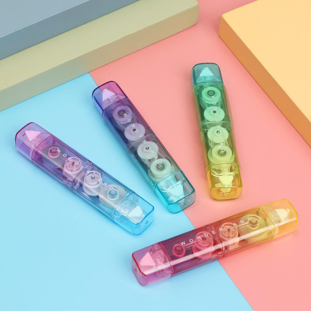 Bürobedarf Hübsche doppelseitige Klebepunkte Klebestift Roller Klebebandabroller Korrekturband