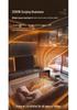 Graphene Electric Heater: AI Voice-Controlled Fast Heating Fireplace for Bedroom
