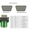 2-teiliger DB9pin Klemmenblockadapter DB9pin Serielle Adapter für RS485 RS422 Verbindung Lötfreies Set