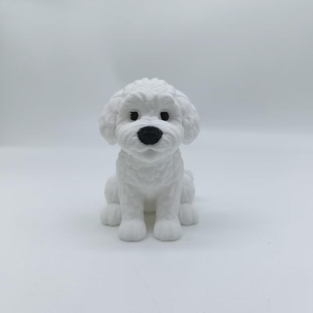 Guibing Dog Puppy Statue Ornament, Mini Puppy Decoration Ornament, Home Decoration Desktop Ornament, Fashion Decoration Statue