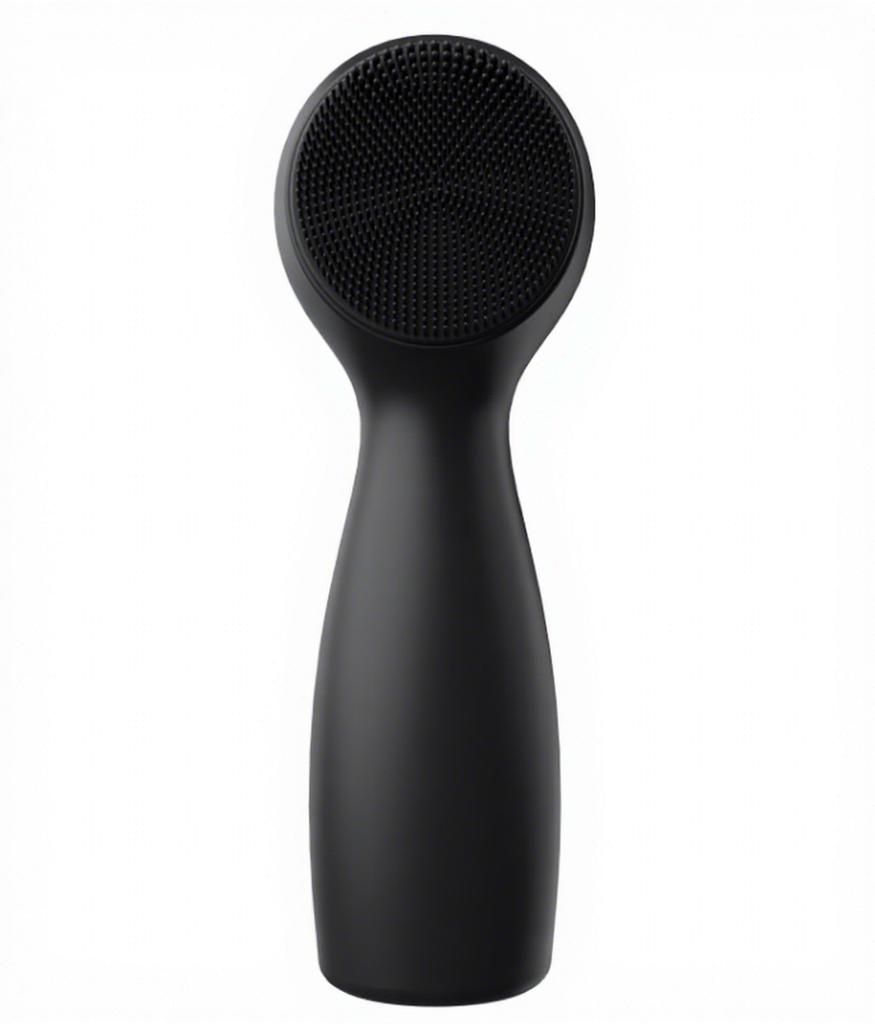 Electric Facial Cleansing Beauty Instrument 7 Modes Ultrasonic Vibration Hot Compress Colored Light Silicone Face Brush Cleaning