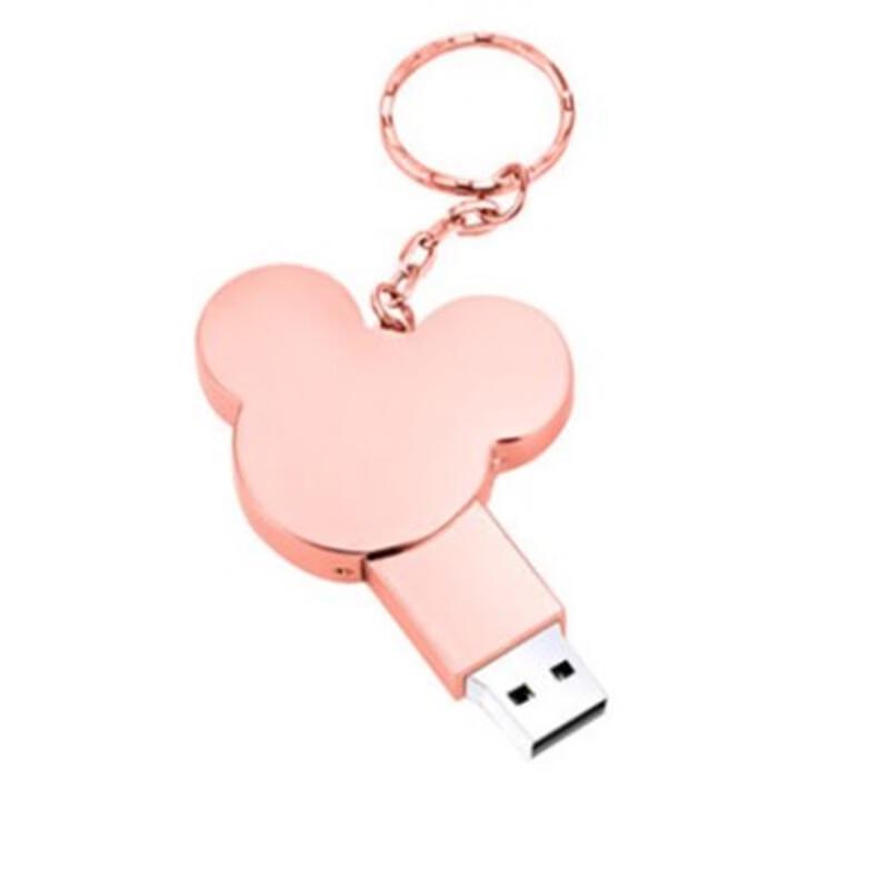 

OLOEY Mickey Head Keychain USB Flash Drive
