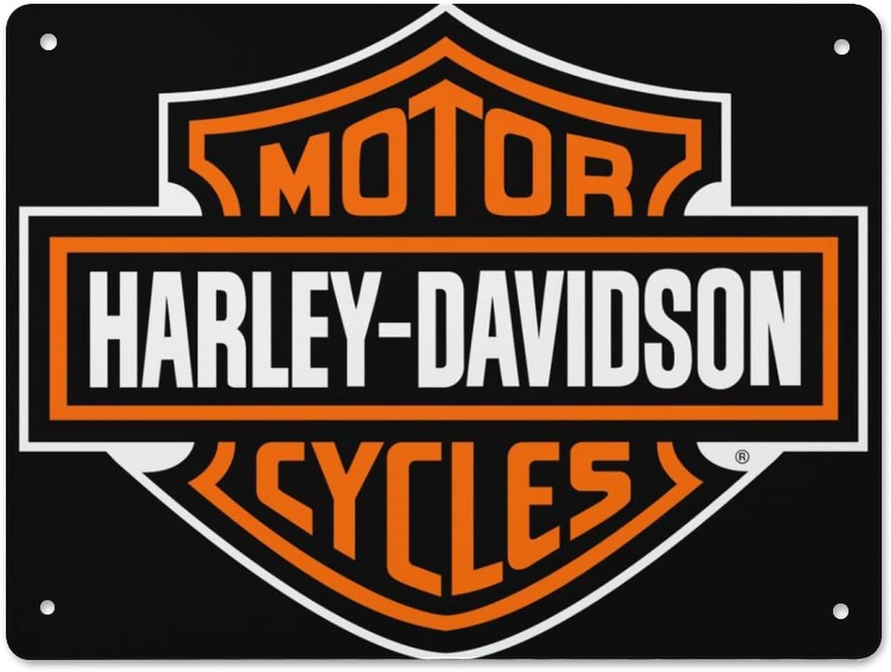 Harley-Davidson Metal Poster Vintage Style Decorative Iron Painting Iron Plate Cover Tin Sign Wall Plate Art Panel Wall Art Cafe Antique Bar