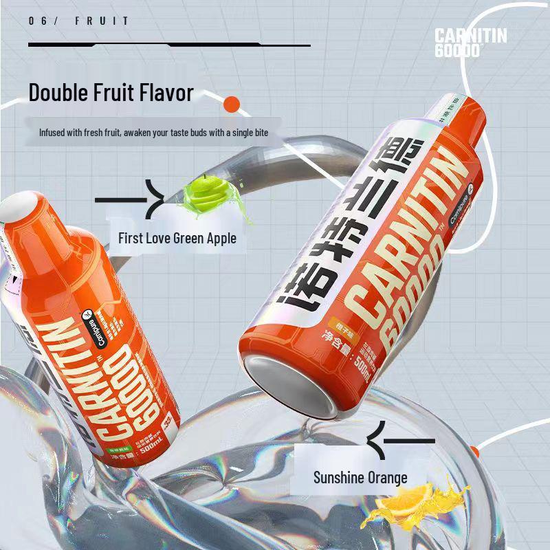 Nott/Land Left-Handed 60,000 Sports Drink 500ml - Green Apple Orange Flavor, Authentic Product