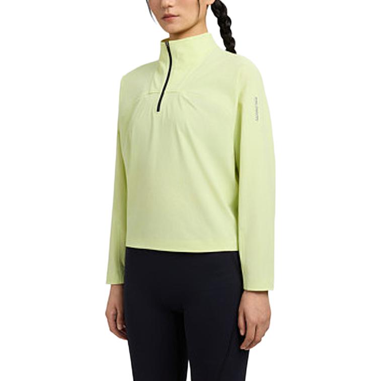 Salomon Pl Woven Outdoor Windproof Breathable Pullover Long Sleeve Running T-Shirt Women tops LC3026500
