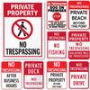Retro No Trespassing Metal Poster Iron Decoration Perfect for Home Cafe Garage Club Bar Pubs