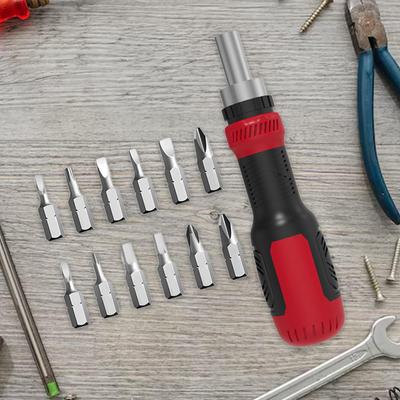Präzisions-Ratschenschraubendreher 13 in 1 Set DIY Multi Bits Tragbare Home Repair Tools für