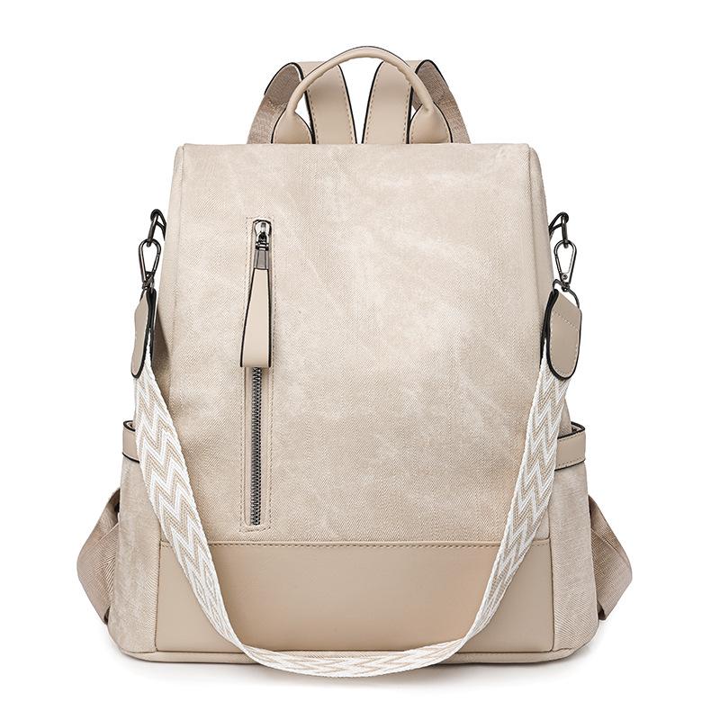 Women's 2025 Korean Style Chic Versatile Backpack & Shoulder Bag for Casual Outings & Travel