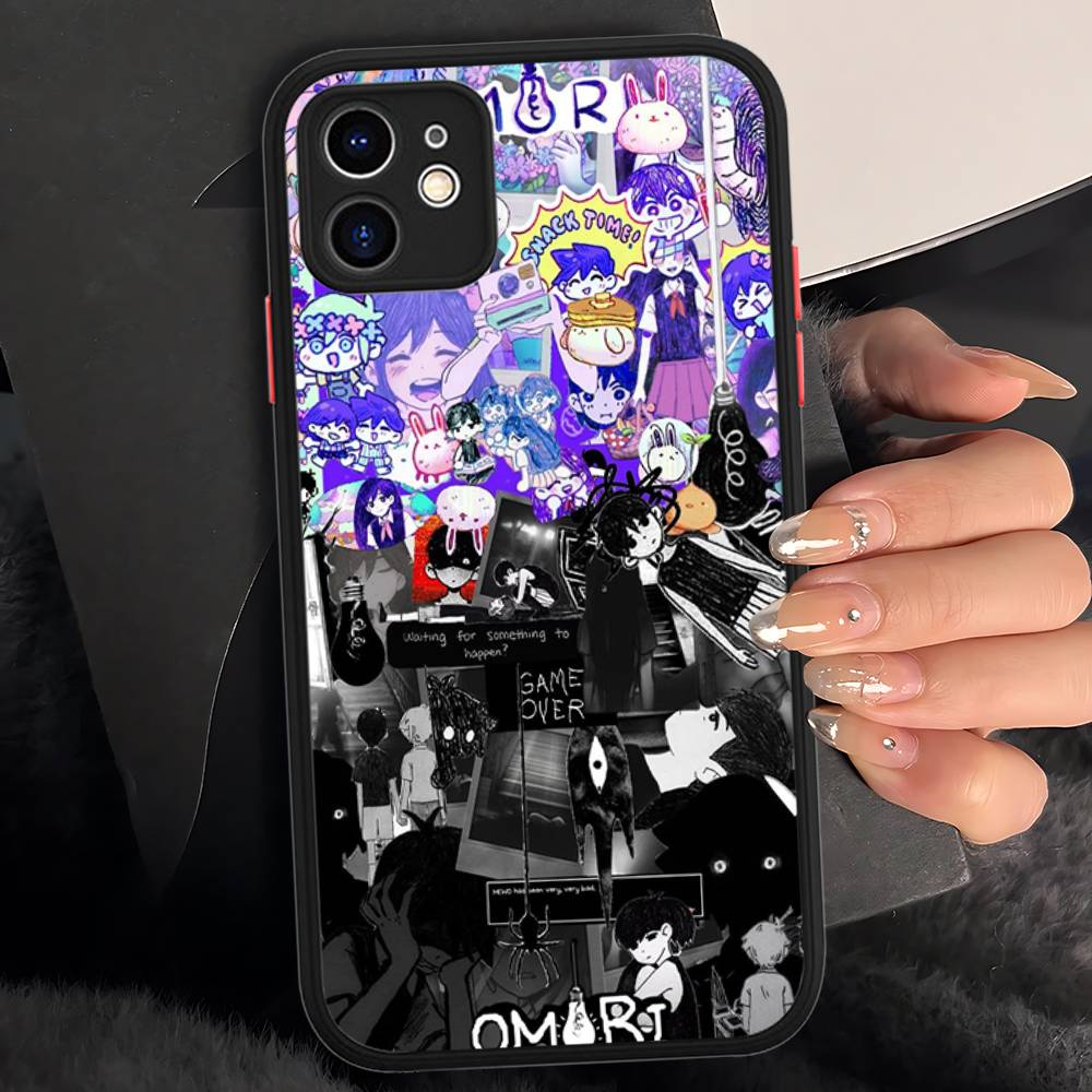 

Game Omori For IPhone 11 12 13 14 15 16 Pro Max Plus Matte Translucent Phone Cover iphone 11pro