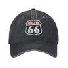 Routes 66 100Th Anniversary The Mother Road  Printed Caps For Unisex Cotton  Trucker Hat Causal Headwear Baseball Cap Adjustable