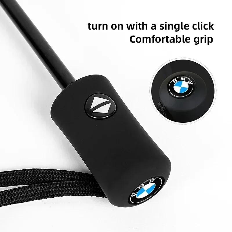 -Automatischer faltbarer Regenschirm für das Auto, tragbarer Sonnenschutz für BMW X3 X5 X6 X7 E46 E90 E60 F30 E39 E36 F20 G30 G20 E87 E92 E91 E30 F11 F4