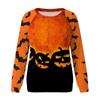 Halloween Women's Hoodie 3D Digital Printing Sweatshirt Evil Witch Dark Castle Terror Party Pullover