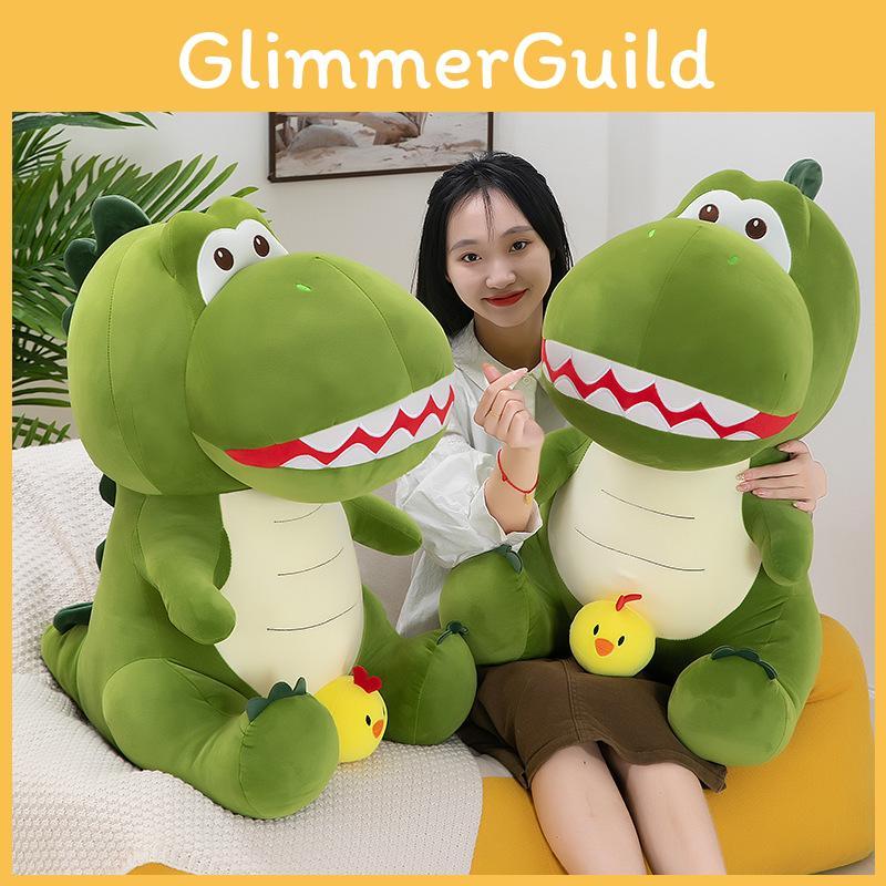 Green Chick Dinosaur Plush Toy Animal Stuffed Doll Room Decoration Gift Kids