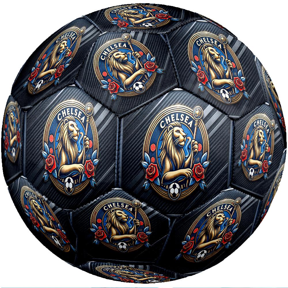 Chelsea FC Thema Fußball Ball Größe 5 Fußball Ball Weiche Haptik Professioneller Trainingsfußball für Outdoor-Sportarten