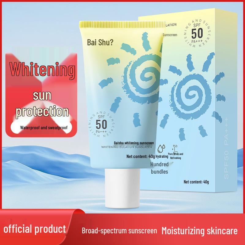 Baishu Whitening & Waterproof SPF 50+++ Anti-UV Sunscreen Cream