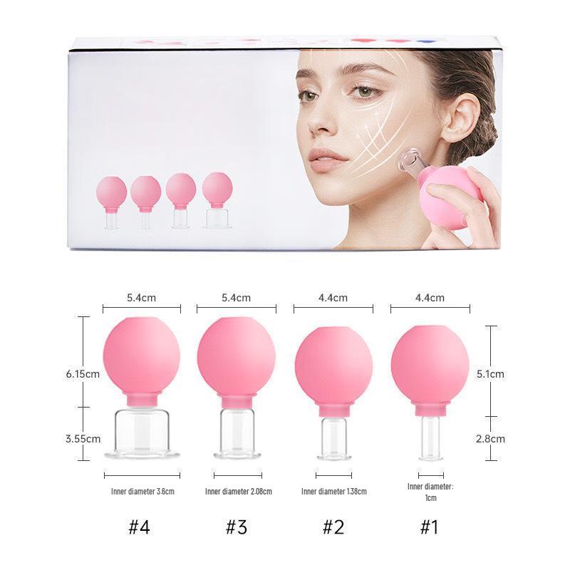 Набор для баночного и гуаша массажа лица Long Zhan