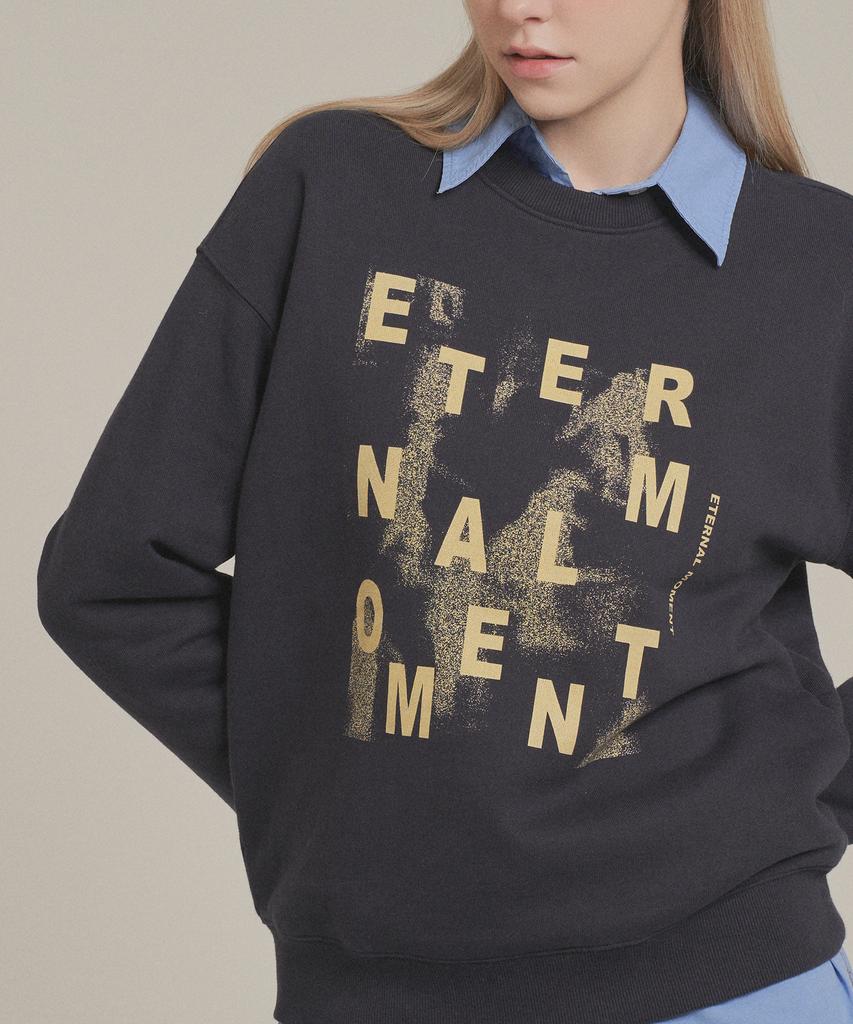 Iteoneolmomeonteu Moment Sweatshirt - Navy