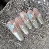 Doppel Zirkon Schmetterling Nagelkunst Charme 3D Perle Kristall Schmetterling Nagelornament Diy Exquisite Nagelzubehör