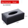 Modern Leather Tissue Box for Living Room & Coffee Table, Personalized with Logo