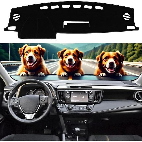 Dashboard Cover Mat For Toyota RAV4 2024      Without HUD Accessories Dash Cover Dash Mat Sunshade Glare UV Rays Protector