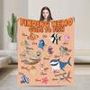Finding Nemo Dory How Are You Graphic Blankets  Flannel Funny Soft Throw Blankets for Home Spring/Autumn Travel