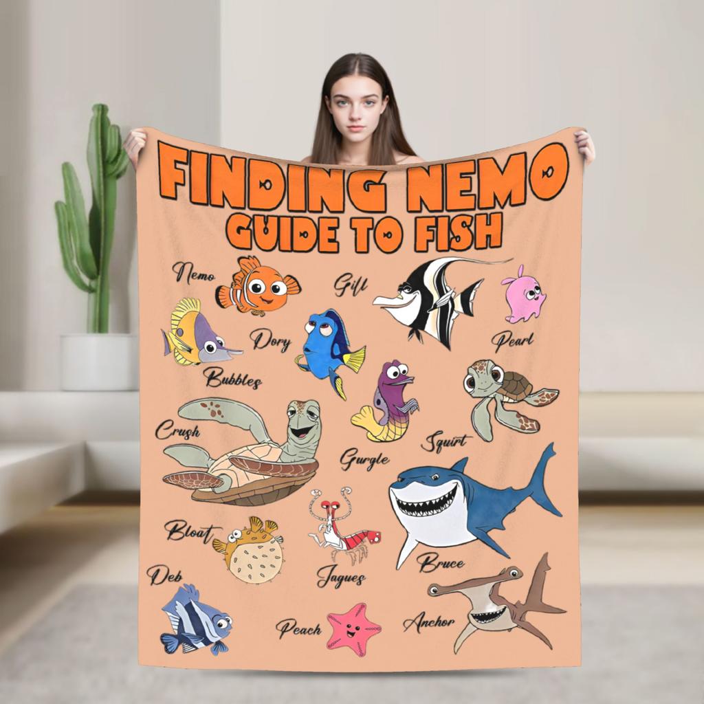 Finding Nemo Dory How Are You Graphic Blankets  Flannel Funny Soft Throw Blankets for Home Spring/Autumn Travel