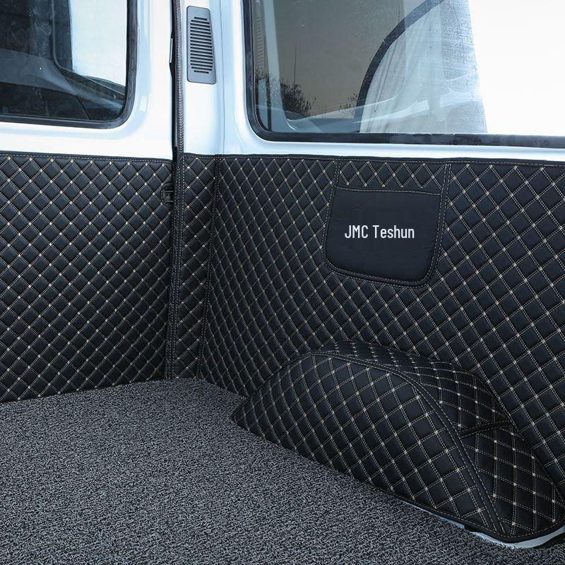 JMC Teshun & Ford 3-Seater Front Foot Mats - Special Modified Style for 6-Seaters, Decorative Interior Accessories