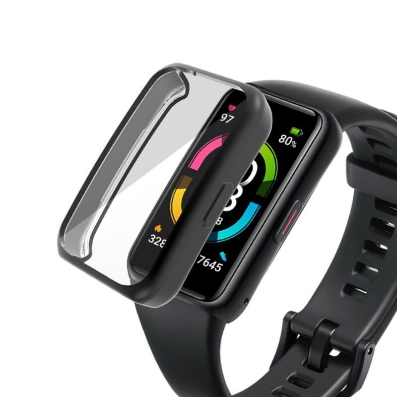 Silicone Case Protective Cover Shell Accessories for Huawei Band 9 8 7 6 Smart Watch TPU Protective Case for Honor Band 7 6