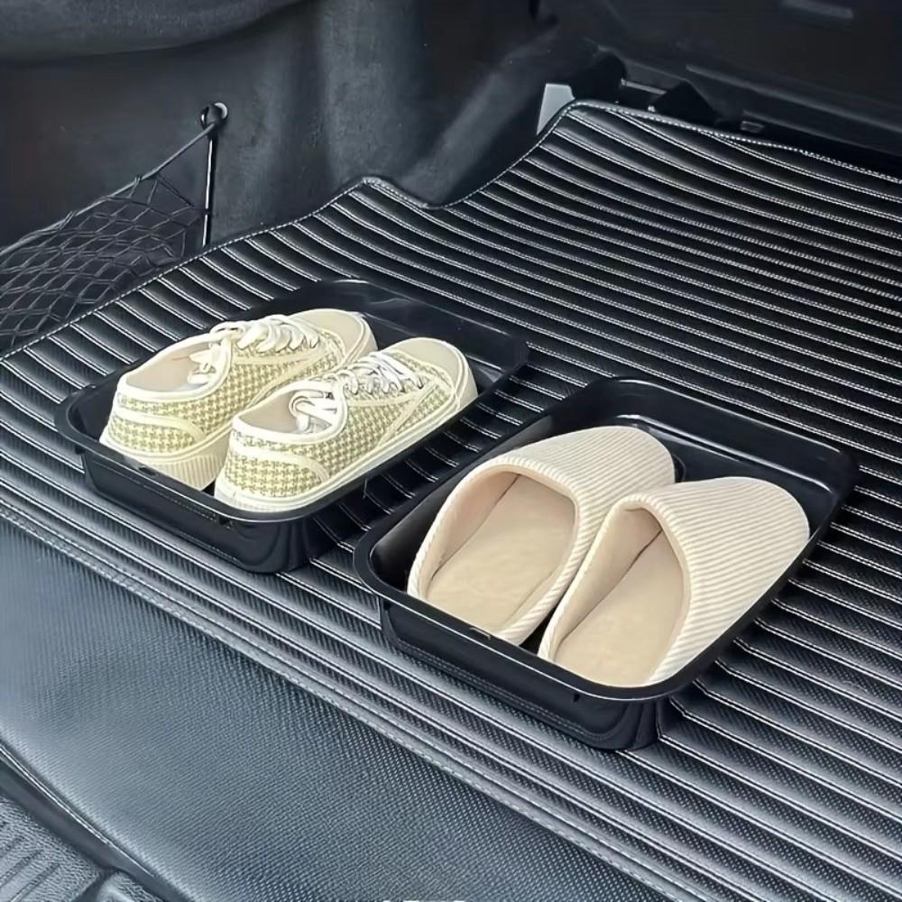 Wiederverwendbare Auto-Schuhaufbewahrungsschale Schmutzabweisende Schuhaufbewahrungsbox Behälterbox unter dem Sitz Bagger