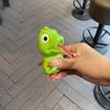 Cartoon Squeeze Toy Funny Tongue Out Green Frog/Dinosaur Stress Relief Toy Creative Cartoon Soft Vinyl Pinch Toy Sensory Therapy Fidget Toy