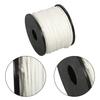 Nylonové lano 1/8 palce, 500 stopový návitek, 100% nylon, lano s plným opletením, barvitelné, bílé