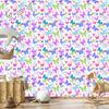 Colorful Butterflies and Hearts Wallpaper for Living Room and Bedroom 50x1000