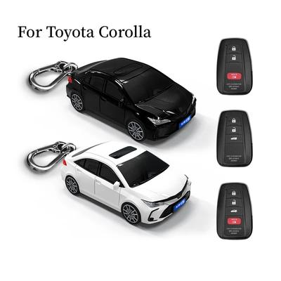 Schlüsselanhänger für Toyota Corolla-Klasse, Modell-Schlüsselschutz, Personalisierter Geschenkschlüsselanhänger für das Auto, mit Schnallen-Zubehör