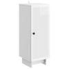 Sideboard High Gloss White 33 X 34.5 X 90 Cm Particleboard